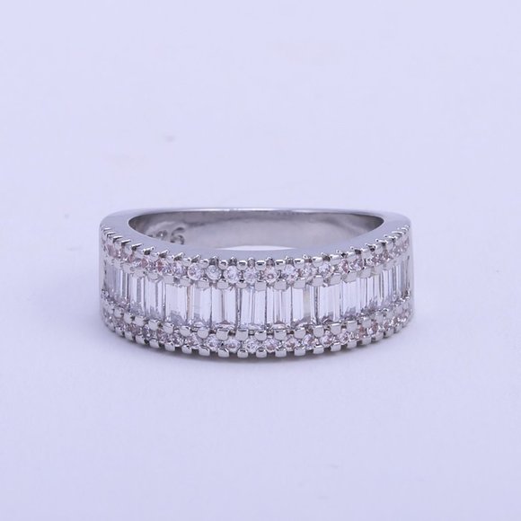 🎁 Trendy Anillos Crystal Round Gemstone 925 Silver Ring for Women,VIP532 - Picture 7 of 10